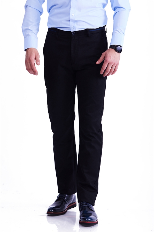 Imagine Pantaloni regular negri R244