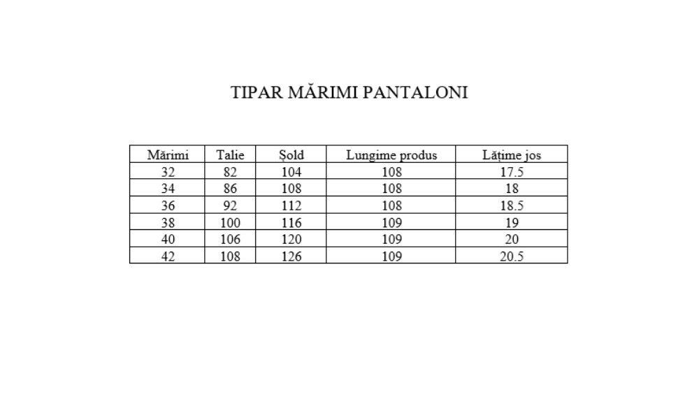 Imagine Pantaloni regular negri R244