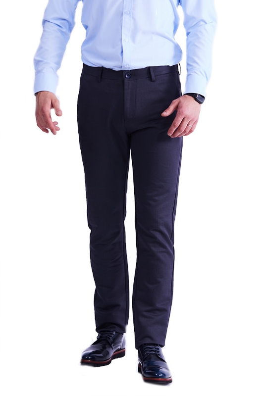 Imagine Pantaloni slim gri deschis S242-6