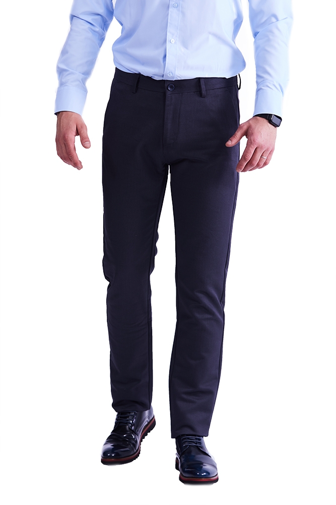 Imagine Pantaloni slim gri deschis S242-6