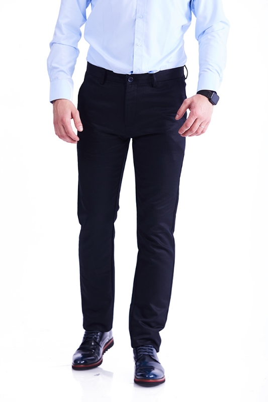 Imagine Pantaloni slim gri inchis S242-11