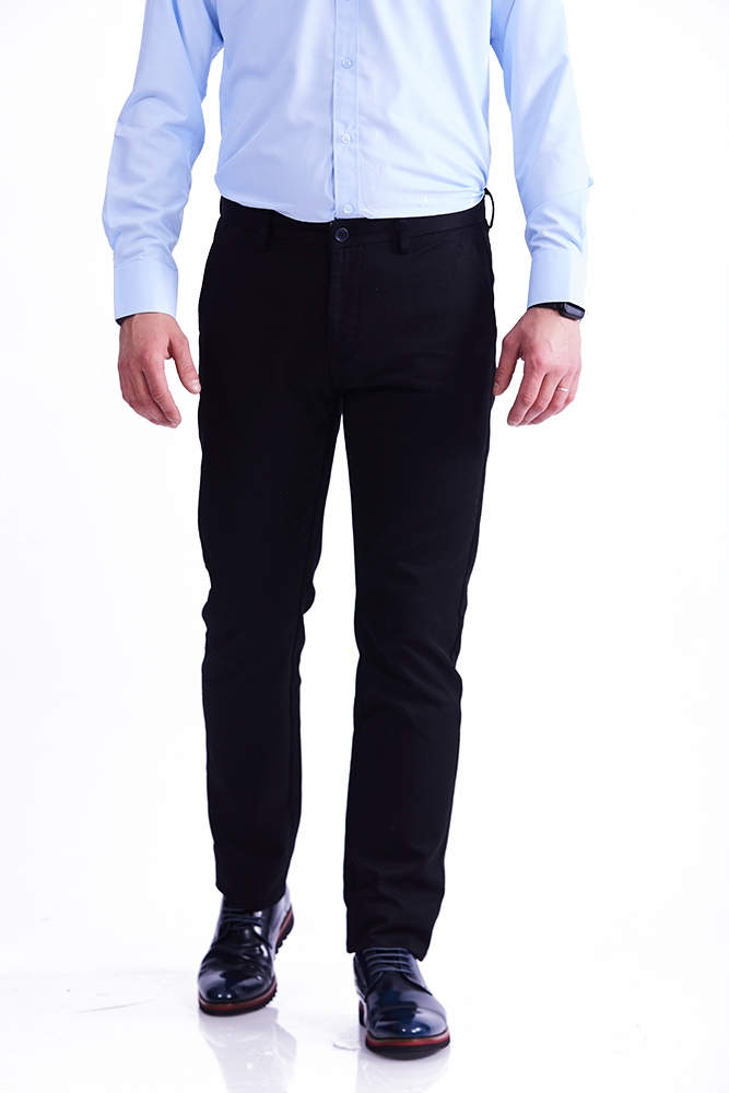 Imagine Pantaloni slim negri S244