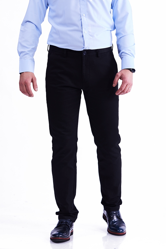 Imagine Pantaloni slim negri S244