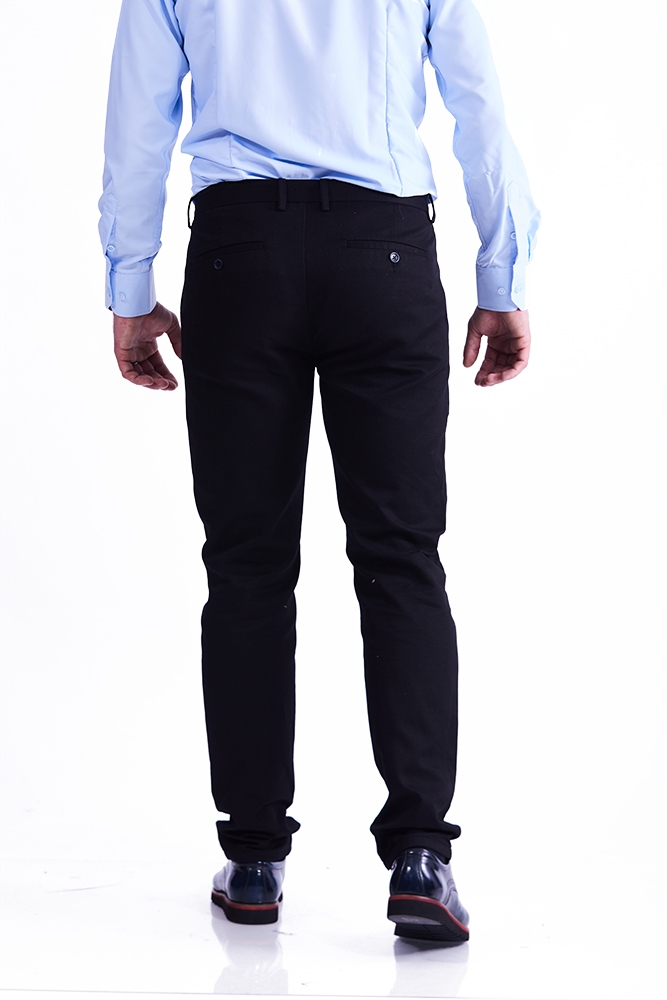 Imagine Pantaloni slim negri S244