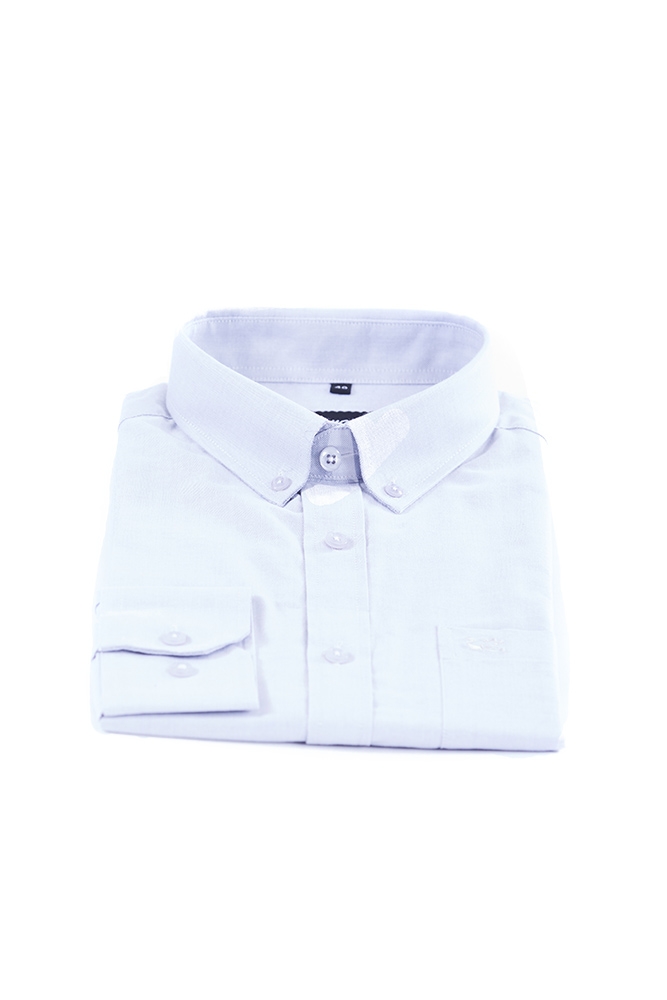 Imagine Camasa slim maneca lunga alba 146A 646-1