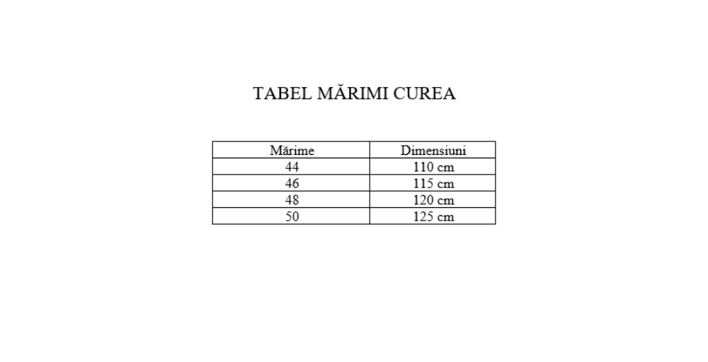Imagine Curea neagra din piele 70