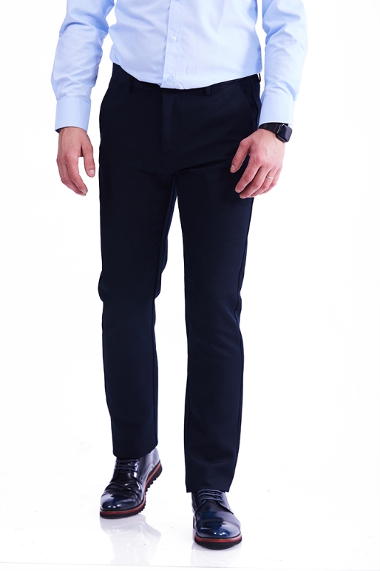 Imagine Pantaloni slim bleumarin S247-9