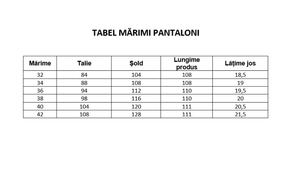 Imagine Pantaloni bleumarin R259-6