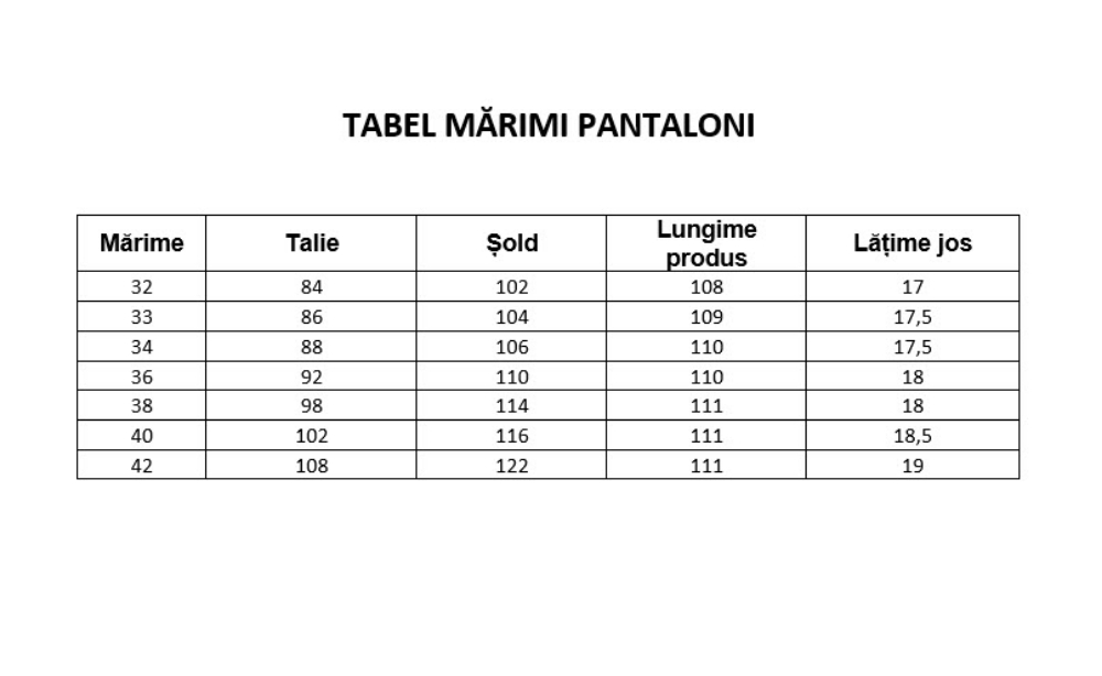 Imagine Pantaloni negru S275-9
