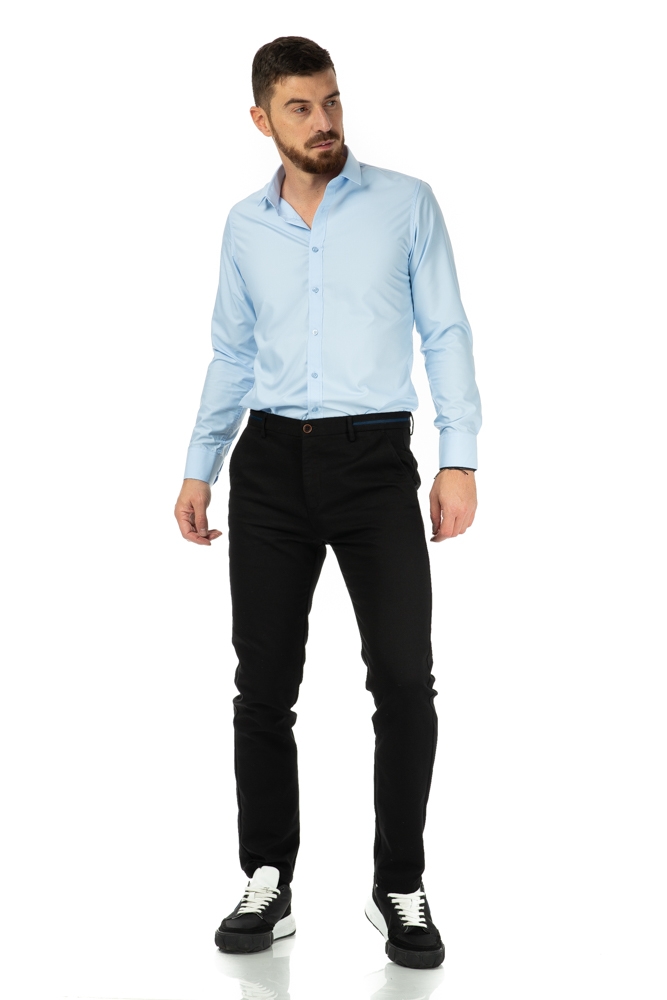 Imagine Pantaloni regulari negri R251-12