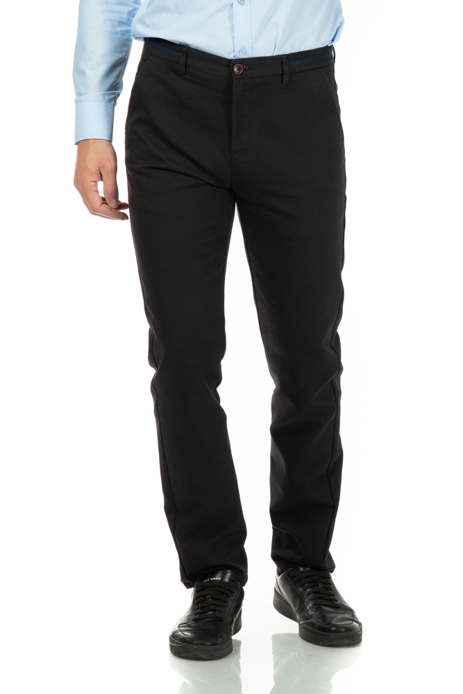 Imagine Pantaloni regulari negri R251-10