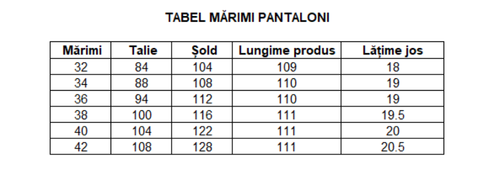 Imagine Pantaloni regulari negri R283-12
