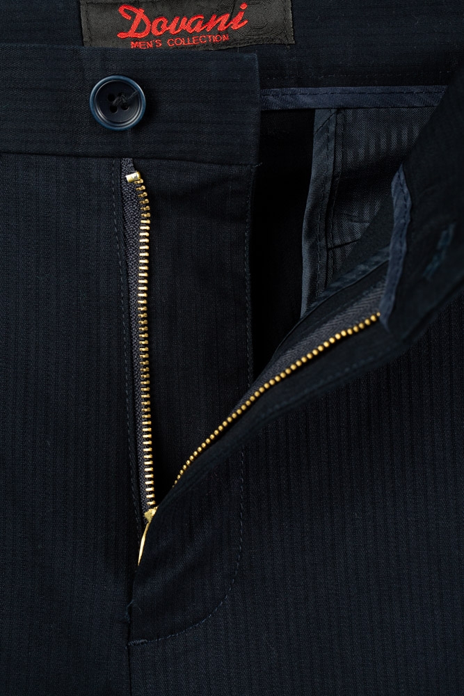 Imagine Pantaloni regulari bleumarin R283-11
