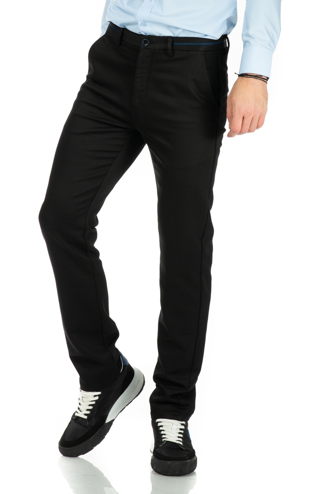 Imagine Pantaloni regulari negri R255