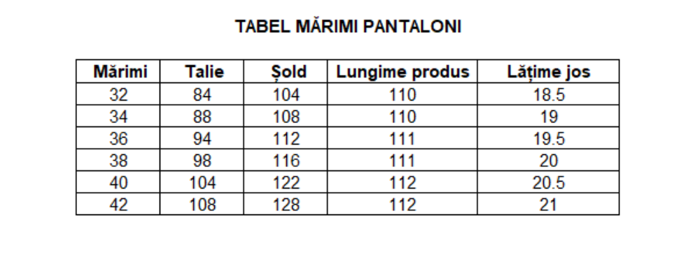 Imagine Pantaloni regulari negri R255