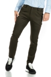 Imagine Pantaloni slim maro inchis S252-16