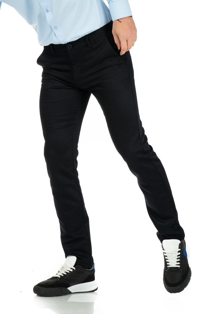 Imagine Pantaloni slim negri S252-9