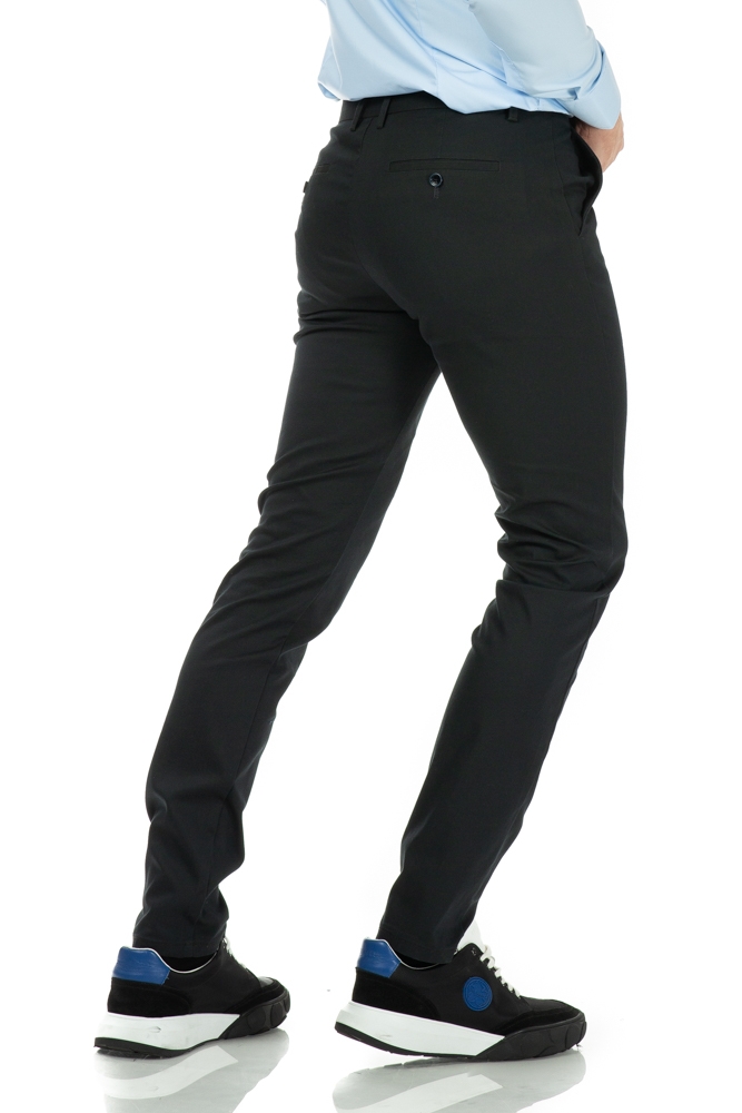 Imagine Pantaloni slim gri inchis S258-9