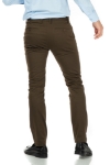 Imagine Pantaloni slim maro S295-8