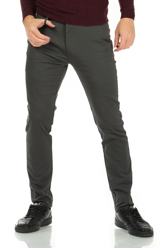 Imagine Pantaloni slim gri S295-7
