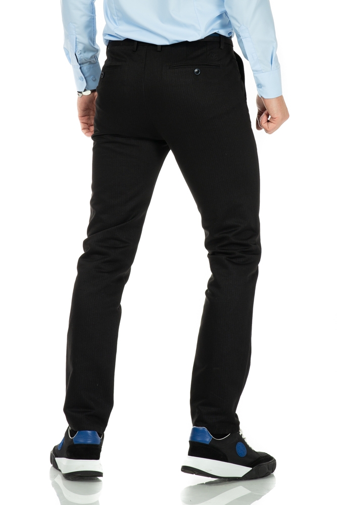 Imagine Pantaloni regulari negri R296-2