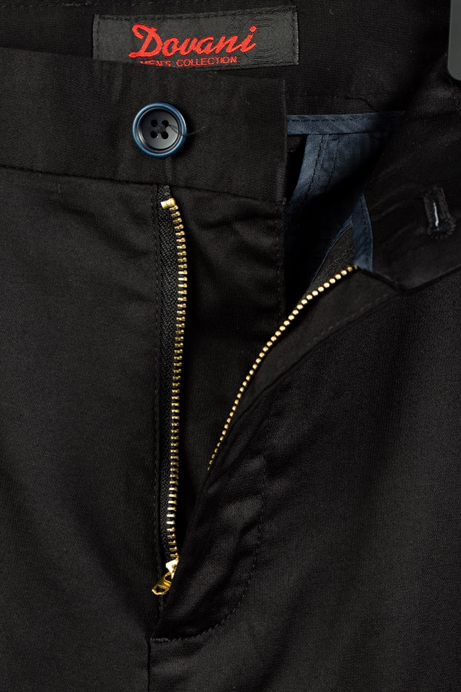 Imagine Pantaloni regulari negri R280-8