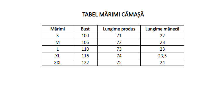 Camasa maneca scurta 303 bleo - DOVANI.ro