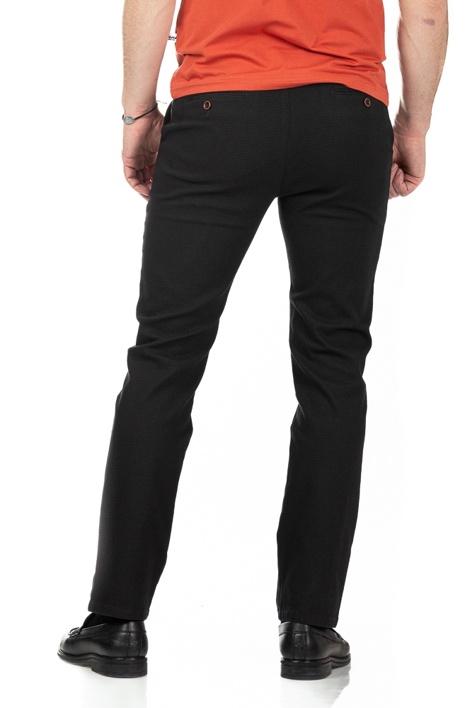 Imagine Pantaloni regular negri R312-1