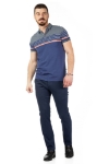 Imagine Pantaloni regular albastri R310-4