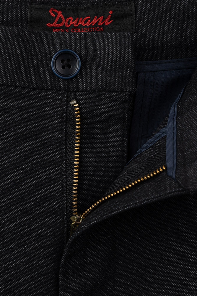 Imagine Pantaloni regular negri R302-3
