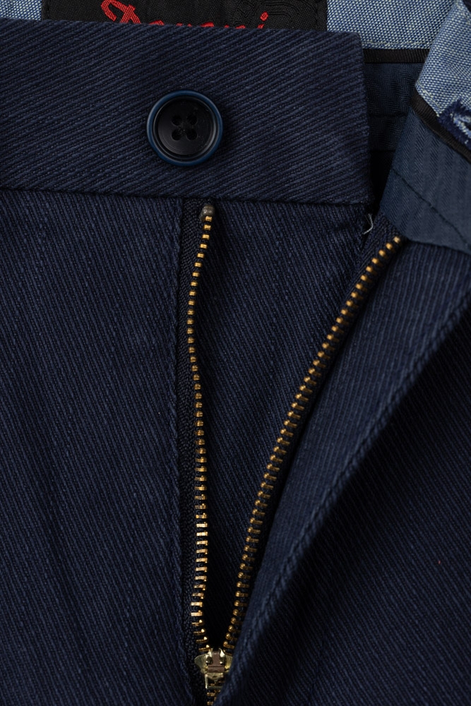 Imagine Pantaloni slim albastru indigo S305-4