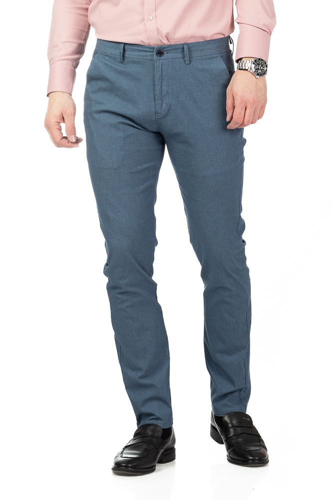 Imagine Pantaloni slim albastri S315-8