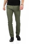 Imagine Pantaloni slim verde kaki S327-72