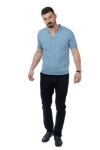 Imagine Bluza maneca scurta 1121-4 bleu