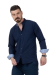 Imagine Camasa casual bleumarin 888-1-3