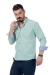 Imagine Camasa casual 888-1-5 verde deschis 