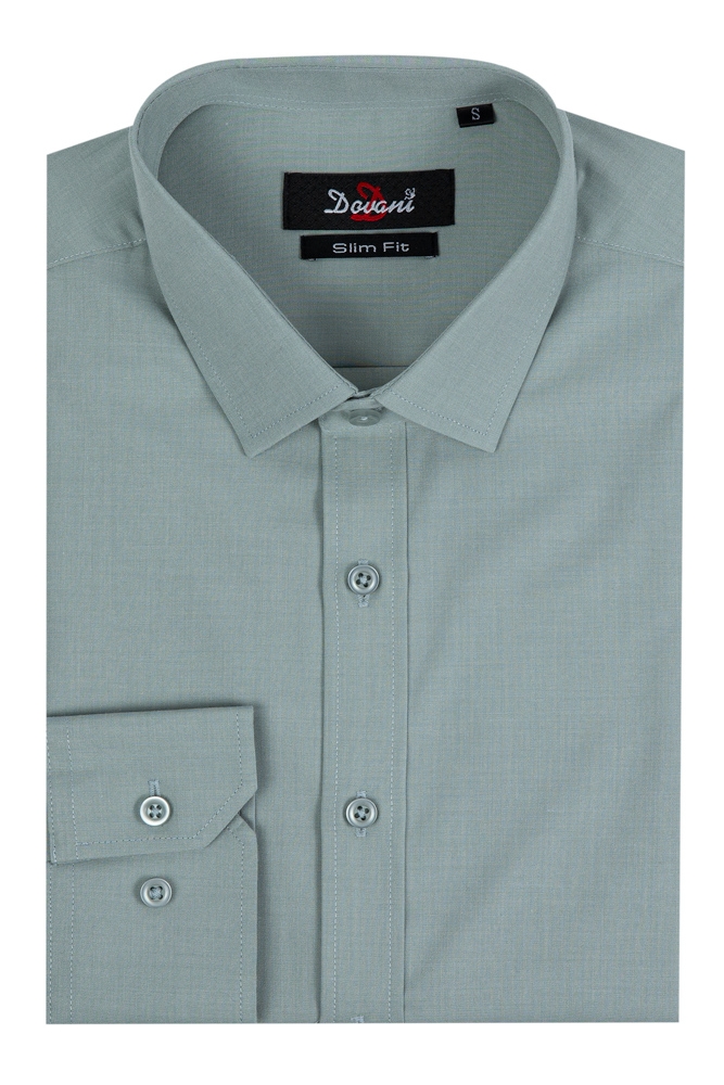 Imagine Camasa slim verde salvie 8811-4