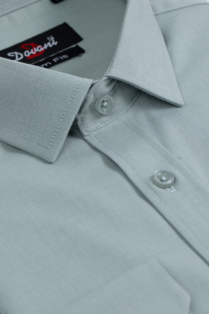 Imagine Camasa slim verde salvie 8811-4