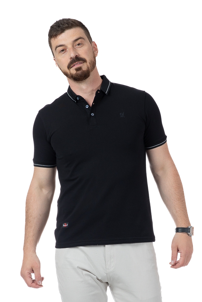 Imagine Tricou negru 6602-1
