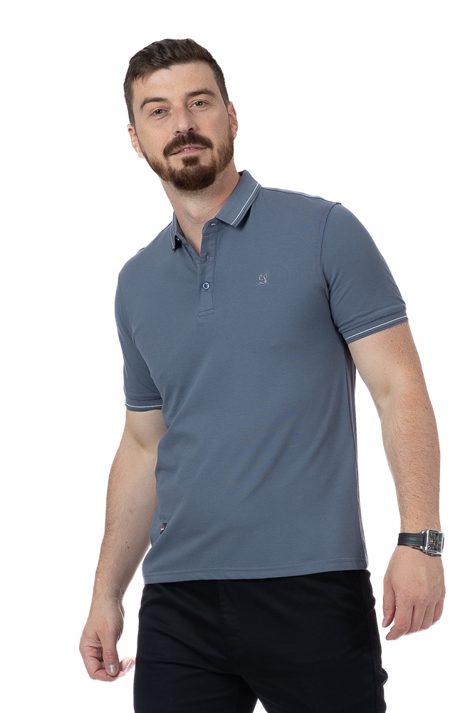 Imagine Tricou gri plumb 6602-49