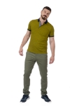 Imagine Tricou verde cu flori P23305S-4