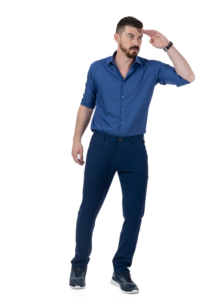 Imagine Pantaloni bleumarin R611-29