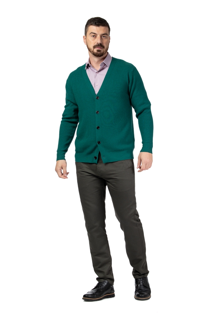 Imagine Pulover verde spanac S304-1