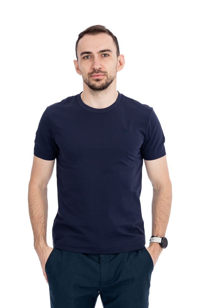Imagine Tricou albastru indigo 9101