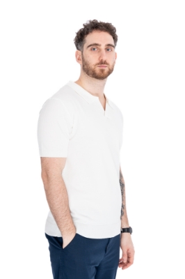 Imagine Bluza maneca scurta alba 1123-703