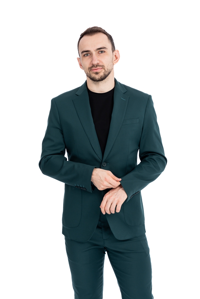 Imagine Costum verde englez A71034-32