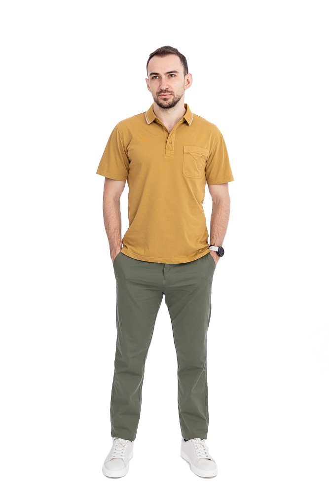 Imagine Pantalon regular verde kaki R619-75