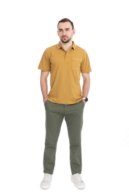 Imagine Pantalon regular verde kaki R619-75