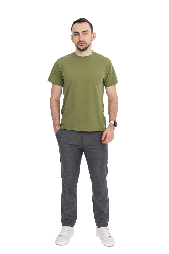 Imagine Pantalon slim gri inchis S614-69