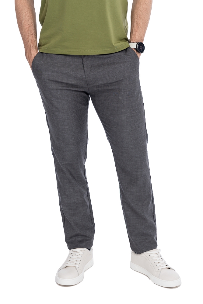 Imagine Pantalon slim gri inchis S614-69